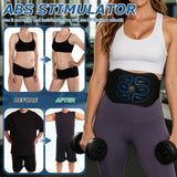 Ruszoaer Abs Stimulator Muscle Toner, Fitness Belt Blue