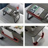 PPXCZZ Laptop Bed Table Foldable Lap Desk Stand Adjustable Laptop Table for Bed Notebook Desk Portable Notebook Bed Tray with Cup Holder
