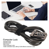 Laptop Lock 4 Digit Cipher Portable Computer Security Cable with Lock for Laptop Lock Cable candado para Laptop