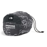 THE NORTH FACE Wawona Camp Hammock - Includes Carabiners & Tree Straps for Easy Setup, Storage Bag Doubles as Pocket, Anthracite Grey Conrad Topo Print/Anthracite Grey, One Size