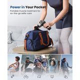 BOB AND BRAD C2 Plus Massage Gun with Heat, Deep Tissue Percussion FSA Massager Gun for Athletes & Pain Relief, Electric Handheld Back Neck Shoulder Muscle Massager, HSA Eligible Gift
