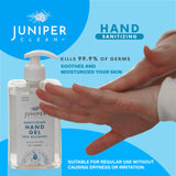 Juniper CLEAN Hand Sanitizer Gel with 70% Alcohol 17 Fl.Oz with Pump (Pack of 6)