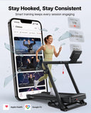 MERACH Treadmill with 15/18% Auto Incline, 55"/47"x18"/19" Wide Belt Treadmills, 0.5-8.7MPH/10MPH 3.5HP Brushless Incline Treadmill for Home, 350LBS Foldable Treadmills with Screen & APP & Heart Rate