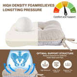 Chair Cushions for Dining Chairs Set of 4,3.5" Thick Kitchen Table Chair Pads with Ties,Non Slip Backing and Covers