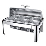 USZWBY Chafing Dish, Electric Food Warmer Chafer Chafing Dish, Commercial Rectangular Buffet Servers and Warmers - Keep Food Being Fresh and Delicious - 9L F(C)