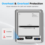 300-Sheet Auto Feed Paper Shredder, P-5 High Security Heavy Duty Shredders for Office Use, 60 Minutes Non-Stop Micro Cut Shredding