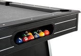 Fat Cat Tucson 7 Foot Pool Table with Automatic Ball Return, Billiard Table with Arcade Style Black Finish, 818 Bumpers, Includes Cues and Balls