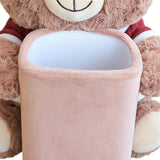Car Trash Bin 2-in-1 Bear Organizer Cute Decor