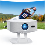 [1500 ANSI/Built-in APPs] Smart Projector with Wifi and Bluetooth: NICPOW Native 1080P Outdoor Projector, Compatible with Netflix, Auto Focus & Keystone, Portable Proyector for Home & Outdoor Use