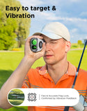 BirdieBeam Golf Rangefinder with Slope, 1200Y Laser Range Finder for Golf, 7X Magnification, Flag Lock with Vibration