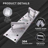 MochantumMultifunctional Push Up Board Heavy Duty 304 Stainless Steel Home Gym Equipment No Deformation High Intensity Chest workout for men and women