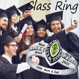 Oseew 2027 Custom Marquise Birthstone Class Ring for Men Women