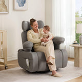 MAMAZING Lullapod Max Power Nursery Rocking Chair with Electric Armrests