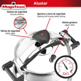 23.2 Quart Pressure Cooker, recommended use for professionals, made of extra thick aluminum, express MAGEFESA
