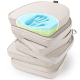 Gel Memory Foam Chair Cushions, FadeShield Water-, Stain-Resistant Durable Reversible Seat Cushion