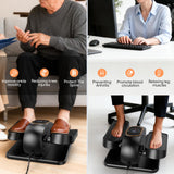 Under Desk Elliptical Machine for Senior, Quiet Motorized Leg Exerciser with Smart Remote, Pedal Exerciser with 15 Adjustable Speeds for Auto/Manual Modes
