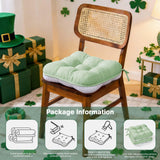 Betu Chair Cushions for Dining Chairs Set of 4,3.5" Thick Green Kitchen Chair Cushions Chair Pads with Ties,Non Slip Backing