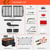 Hitch Mount Cargo Carrier Rack Basket 60"*25"*6"+Waterproof Bag 25 Cu.Ft.