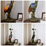 GAUUA Tiffany Table Lamp 18" Tiffany Style Large Table Lamp Yellow Baroque Desk Lamp