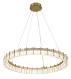 Minka Lavery 2416-695-L Sevryn Pendant, Integrated LED, Soft Brass
