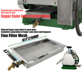 IntXanth Manual Sugar Cane Juicer Machine, Commercial Sugarcane Juicer, 110-330 lb/h Output Sugar Cane Press Juicer Machine, Sugar Cane Juicer Extractor Squeezer with Large Crank