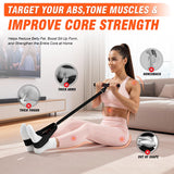 UZTUGG Pedal Resistance Bands with Handles, Upgrade Women Exercise Bands for Full Body Training, Core, ABS, Legs, Glutes, Arms, Pilates, Physical Therapy