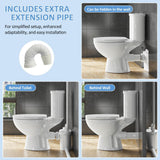 Simple Project 750W PRO Macerating Toilet System for Basement with 4-Inlet