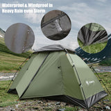 ShinHye Backpacking Tent for Camping, 1/2 Person Ultralight Backpacking Tent Easy Setup Tents Waterproof Lightweight Hiking Tents for Backpacking (Tent-1 Person) ShinHye