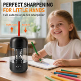 Electric Pencil Sharpener with 324 Count Colored Pencils Bulk for Classroom