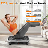 AXV Vibration Plate Fitness Platform Exercise Machine Vibrating Shaking Full Body Shaker Workout Vibrate Stand Shake Board Sport for Weight Loss Fat Burner for Gym Home Office