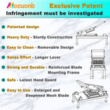 All-in-1 Vegetable Chopper with 8 Blades - Mandoline Slicer - Pro Food Chopper with Container Moeuonb