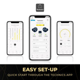 True Wireless Bluetooth Earbuds with Advanced Noise Cancelling, 3 Device Multipoint Connectivity (Midnight Blue) Technics