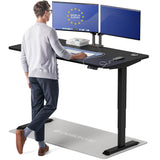 Desktronic HomePro Standing Desk 60x30 — Made in Europe, Ergonomic Sit Stand Home Office Desk