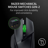 Razer Basilisk V3 X HyperSpeed Wireless Gaming Mouse: Up to 285 Hr Battery - Black Razer