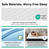 Novilla 14 inch King Size Mattress, Cooling Hybrid King Mattress with Upgraded Individual Coils & Gel Memory Foam, Enhanced Support, Motion Isolation, Pressure Relief, CertiPUR-US