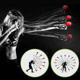 TEKXYZ Boxing Reflex Ball, 2 Difficulty Levels Boxing Ball with Headband, Perfect for Reaction, Agility, Punching Speed, Fight Skill and Hand Eye Coordination Training TEKXYZ