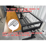 Music Studio Desk Workstation with Keyboard Tray, Office Computer Table with Organized Wiring/Keyboard Shelf Workbench Electronic Piano Midi Production Recording Studio