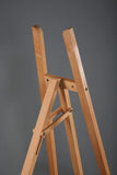 M&T Displays Wooden Modern Art Easel – Adjustable Beechwood Tripod Painting Canvas Holder with Storage Tray, Floor Easel Stand for Artists, Galleries, Weddings, Events, Signs, Classrooms, and Studios