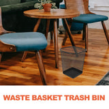 ABOOFAN Black Metal Mesh Wastebasket with Wide Opening Paper 2pcs