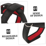 Kisangel Neck Harness Adjustable Neck Training Neck Strap Heavy Duty Exerciser Weighted Strap Training Fitness Equipment Kisangel