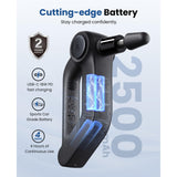 BOB AND BRAD D5 Pro Massage Gun with 13mm Amplitude, FSA-HSA Eligible, Professional Deep Tissue Percussion Massage Gun, Ergonomic D-Handle for Effortless Muscle Pain Relief, Adapter Included