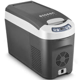 BODEGA 12 Volt Car Refrigerator, 16 Quart (15L) Small Car Fridge, Portable Freezer(-4℉~68℉), Car Cooler with 12/24V DC