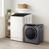 ROVSUN 17.8LBS Full Automatic Washing Machine and 1.5CuFt Portable Clothes Dryer Set, Compact Laundry Washer and Dryer Combo Set with Stainless Steel Inner Tub, for Apartment, Dorms, Home