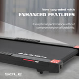 Sole Treadmill F65, Foldable Treadmills for Home Use, Bluetooth, Wide Speed Range, Large Running Surface, Treadmill Foldable, Treadmills for Home with Incline, (Sole F65)