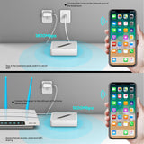AX1800 MU MIMO Wireless Gigabit Router Portable Travel Router Dual Band 2.4G 5.8G Support VPN NAS Compatible with Gen2 Gen3