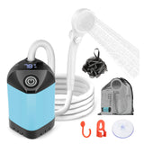 B013 Portable Shower Pump for Camping – 7800mAh Long-Lasting & Quiet Outdoor Shower with LED Display, IPX8 Waterproof Outdoor Shower for Pet Bath, Car Wash & RV