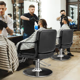 Barber Chair for Hair Stylist- Comfortable Cushion，360° Swivel，Adjustable Height，Capacity 350 LBS with Heavy Duty Hydraulic Pump，Hairdresser Salon Chair for for Hair Stylists，Home，Barbershop