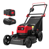 PowerSmart 40V 17" Cordless Lawn Mower with 4.0Ah Battery and Charger, Brushless Motor, up to 1/8 Acre, 3-in-1 (MB2417A)