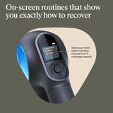 Therabody Theragun PRO Plus - 6-in-1 Deep Tissue Percussion Massage Gun,Handheld Massager for Full Body Pain Relief & Muscle Tension with Biometric Breathwork, Vibration & Heated Attachments (Renewed)