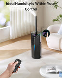 AERZY 5Gal Humidifiers for Bedroom Large Room up to 2800ft², APP/Remote Control, 60H Supersized Cool Mist Humidifier with Auto 180°Mist Tube, 24H Timer, Top Fill Humidifiers for Home Office Plants